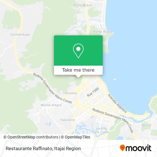 Mapa Restaurante Raffinato