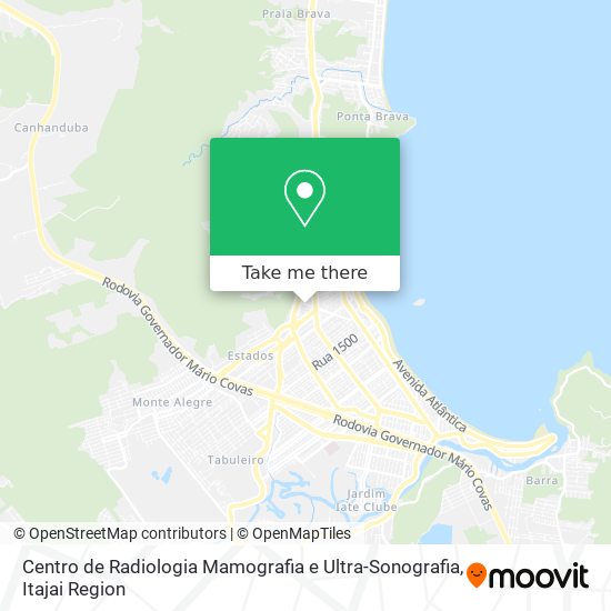 Mapa Centro de Radiologia Mamografia e Ultra-Sonografia