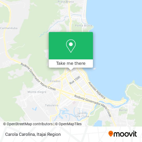 Carola Carolina map
