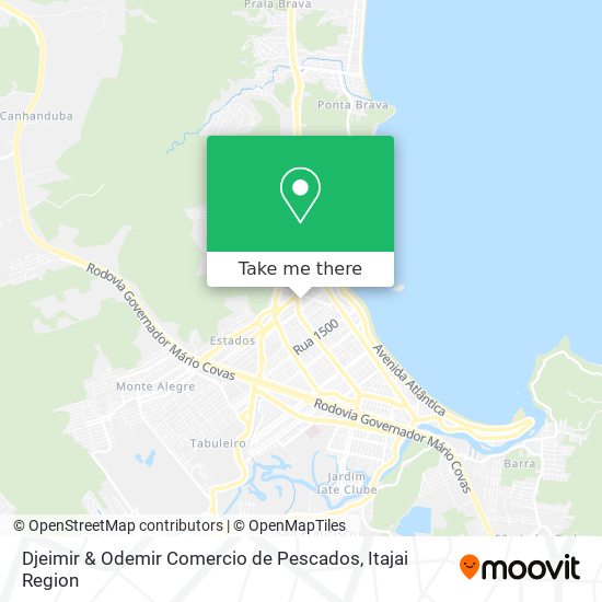 Mapa Djeimir & Odemir Comercio de Pescados