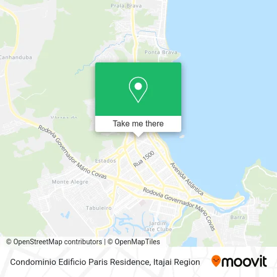 Condominio Edificio Paris Residence map