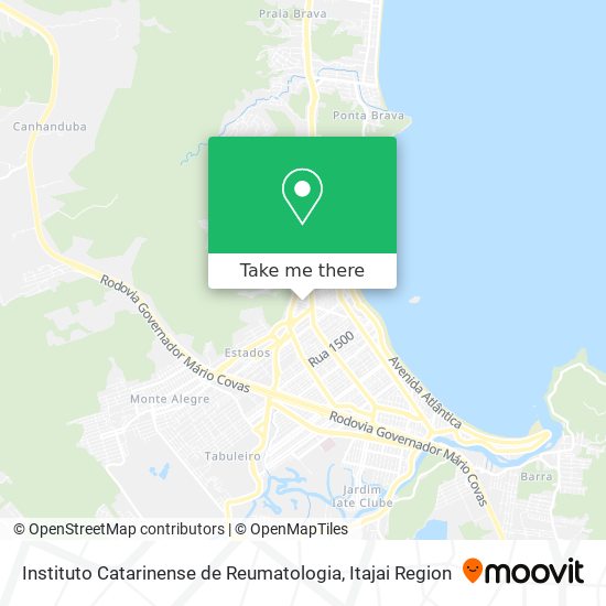 Instituto Catarinense de Reumatologia map