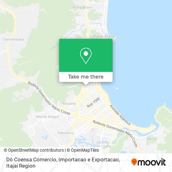 Mapa Dô Coensa Comercio, Importacao e Exportacao