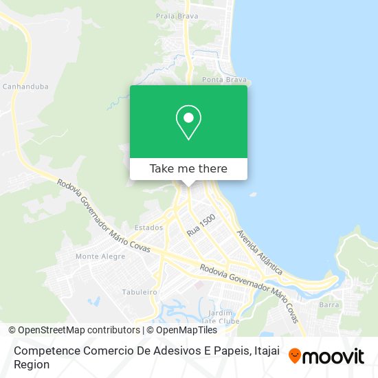 Competence Comercio De Adesivos E Papeis map