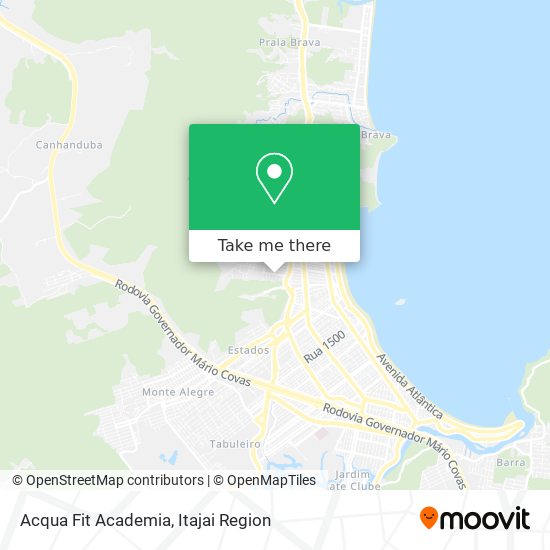 Mapa Acqua Fit Academia