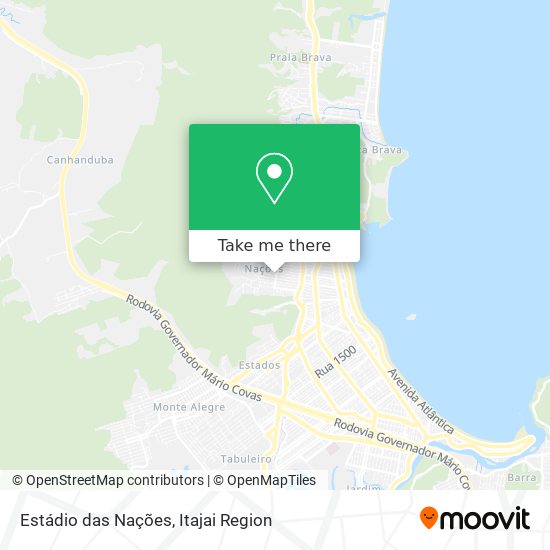 Estádio das Nações map