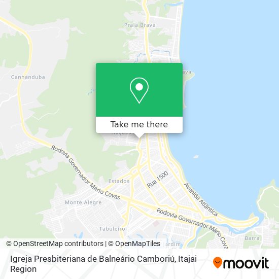 Igreja Presbiteriana de Balneário Camboriú map