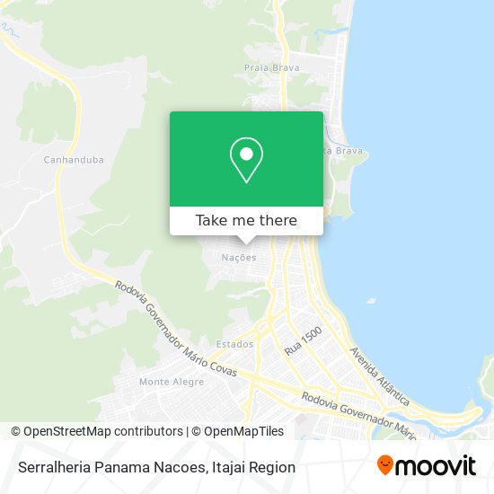 Serralheria Panama Nacoes map