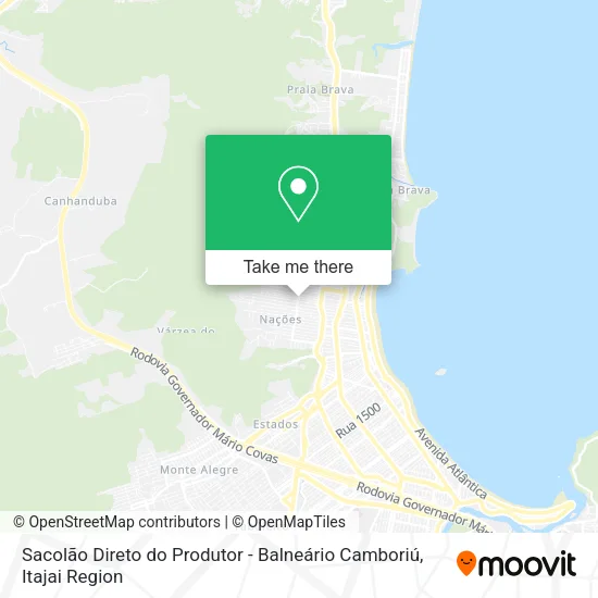 Sacolão Direto do Produtor - Balneário Camboriú map