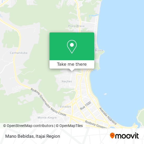 Mano Bebidas map