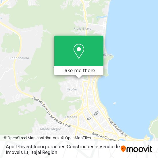 Apart-Invest Incorporacoes Construcoes e Venda de Imoveis Lt map