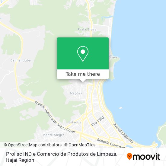 Prolisc IND e Comercio de Produtos de Limpeza map