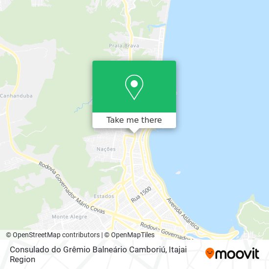 Consulado do Grêmio Balneário Camboriú map
