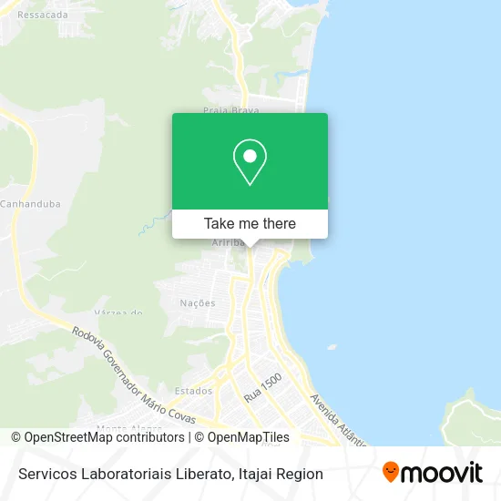 Servicos Laboratoriais Liberato map
