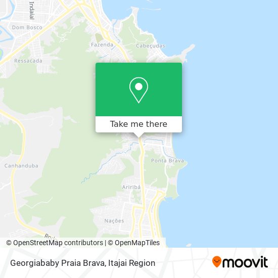 Mapa Georgiababy Praia Brava