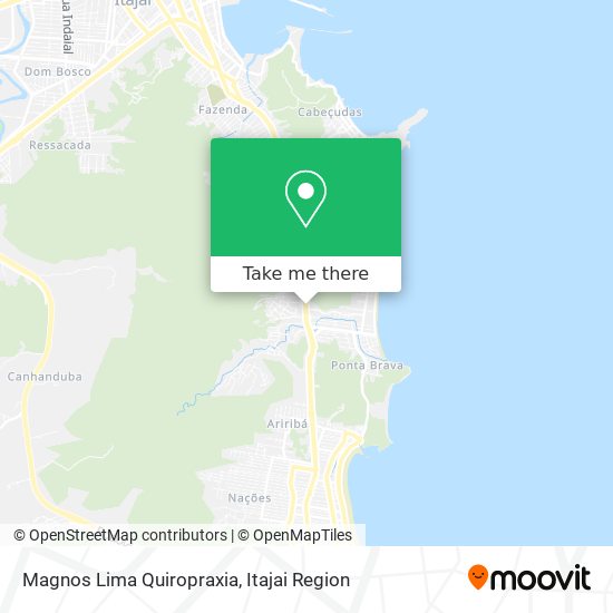 Magnos Lima Quiropraxia map