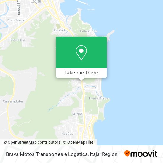 Brava Motos Transportes e Logstica map