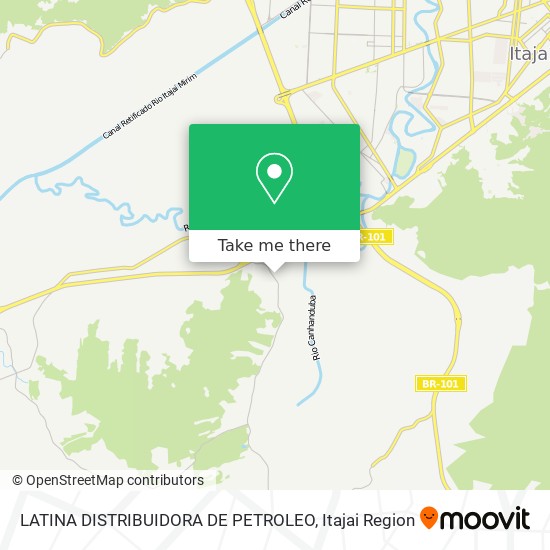 LATINA DISTRIBUIDORA DE PETROLEO map