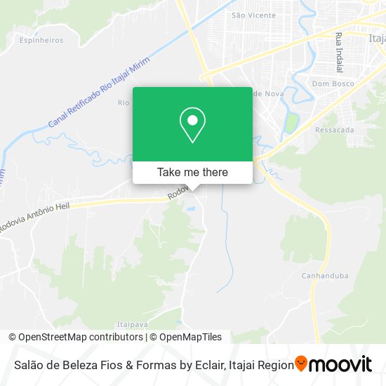 Salão de Beleza Fios & Formas by Eclair map