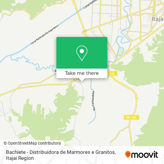 Bachiete - Distribuidora de Marmores e Granitos map