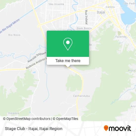 Stage Club - Itajai map