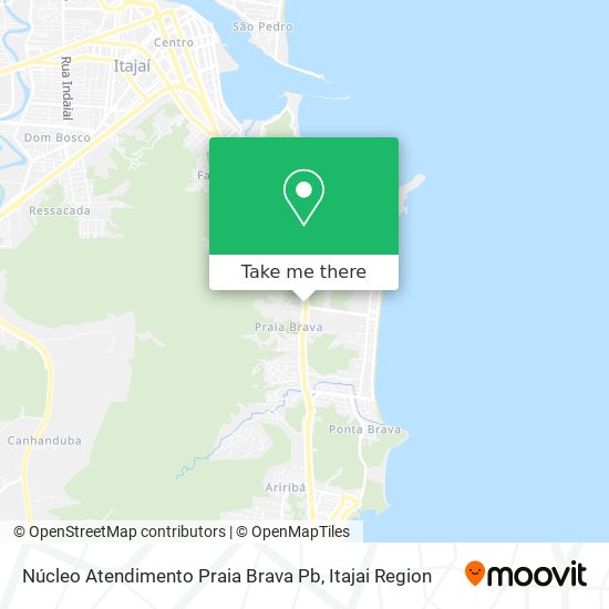 Núcleo Atendimento Praia Brava Pb map
