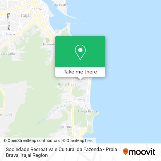 Sociedade Recreativa e Cultural da Fazenda - Praia Brava map
