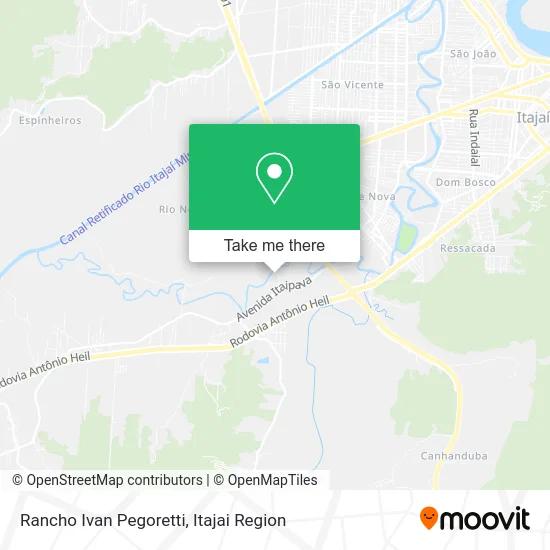 Rancho Ivan Pegoretti map