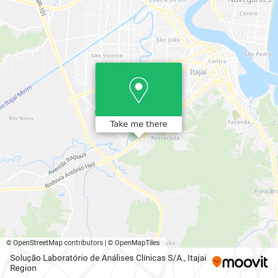 Solução Laboratório de Análises Clínicas S / A. map