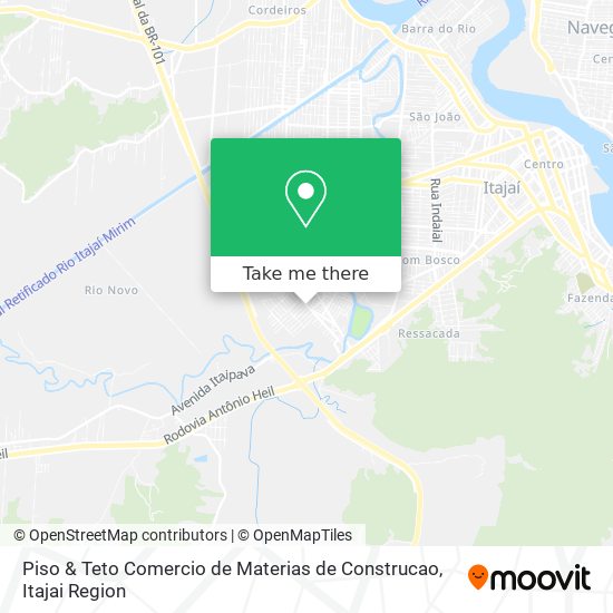 Piso & Teto Comercio de Materias de Construcao map