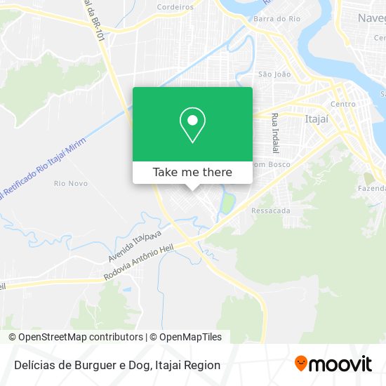 Delícias de Burguer e Dog map