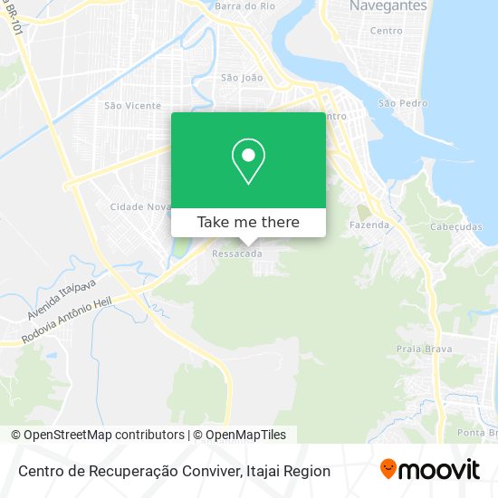 Centro de Recuperação Conviver map