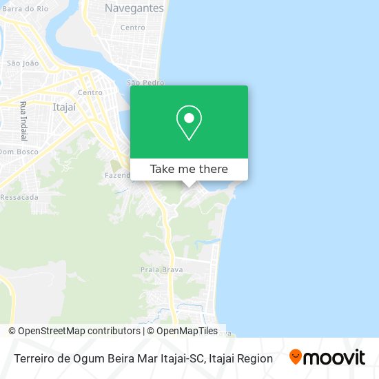 Terreiro de Ogum Beira Mar Itajai-SC map