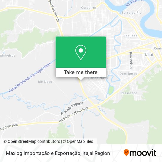 Maxlog Importação e Exportação map