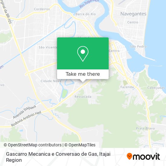 Gascarro Mecanica e Conversao de Gas map