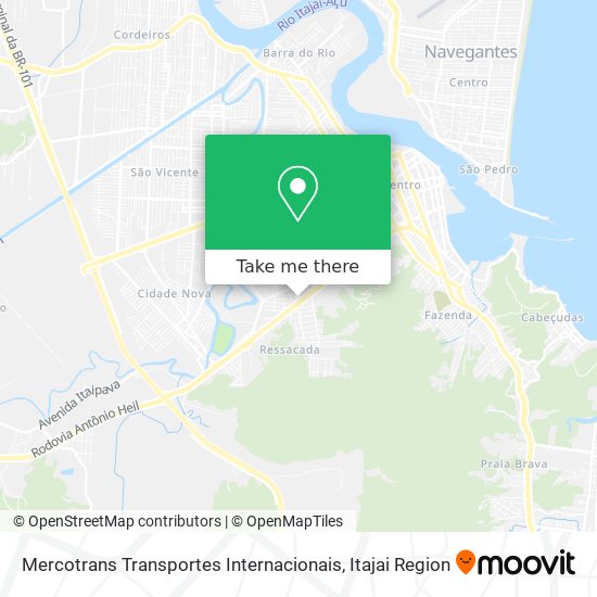 Mercotrans Transportes Internacionais map