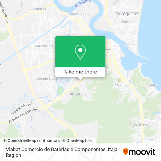 Viabat Comercio de Baterias e Componentes map