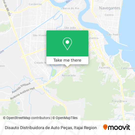 Disauto Distribuidora de Auto Peças map
