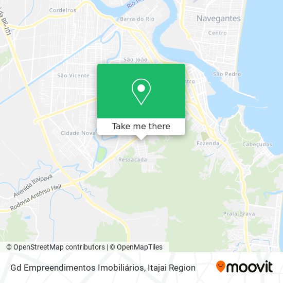 Mapa Gd Empreendimentos Imobiliários