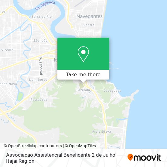 Associacao Assistencial Beneficente 2 de Julho map