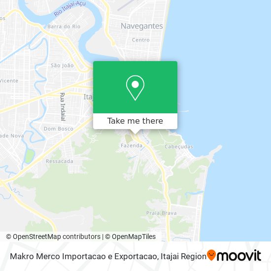 Makro Merco Importacao e Exportacao map