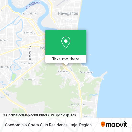 Condominio Opera Club Residence map