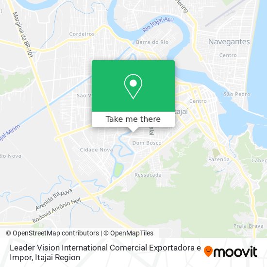 Leader Vision International Comercial Exportadora e Impor map