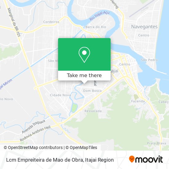 Lcm Empreiteira de Mao de Obra map