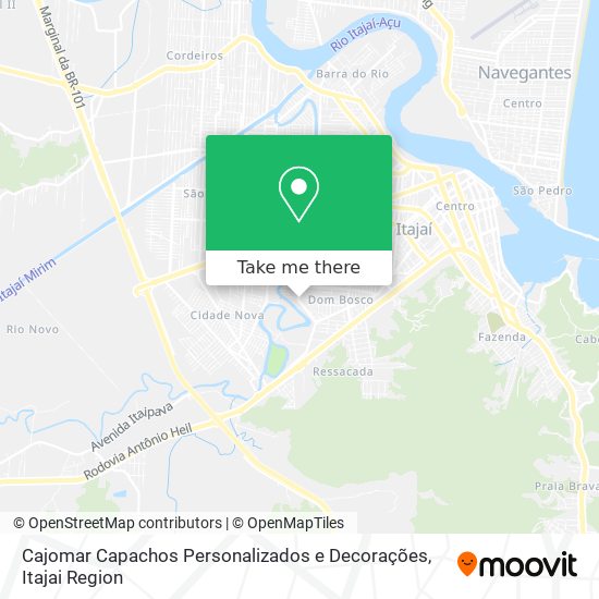 Cajomar Capachos Personalizados e Decorações map