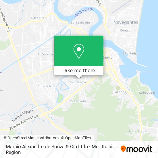 Marcio Alexandre de Souza & Cia Ltda - Me. map