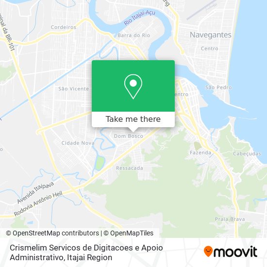 Crismelim Servicos de Digitacoes e Apoio Administrativo map