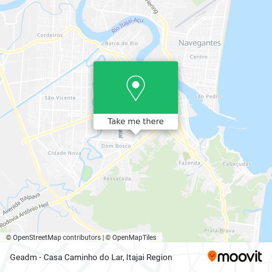 Geadm - Casa Caminho do Lar map