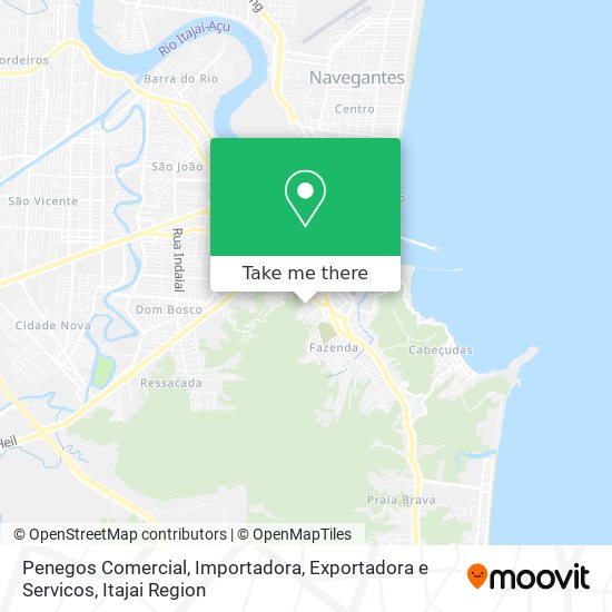 Penegos Comercial, Importadora, Exportadora e Servicos map