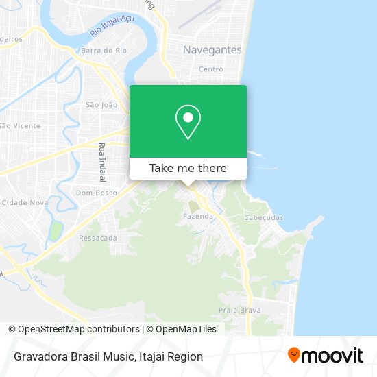 Gravadora Brasil Music map